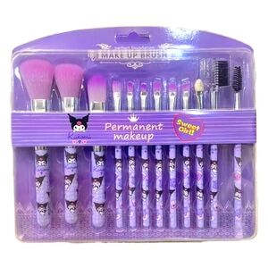 Sanrio Kuromi 12 Piece Makeup Brush Set